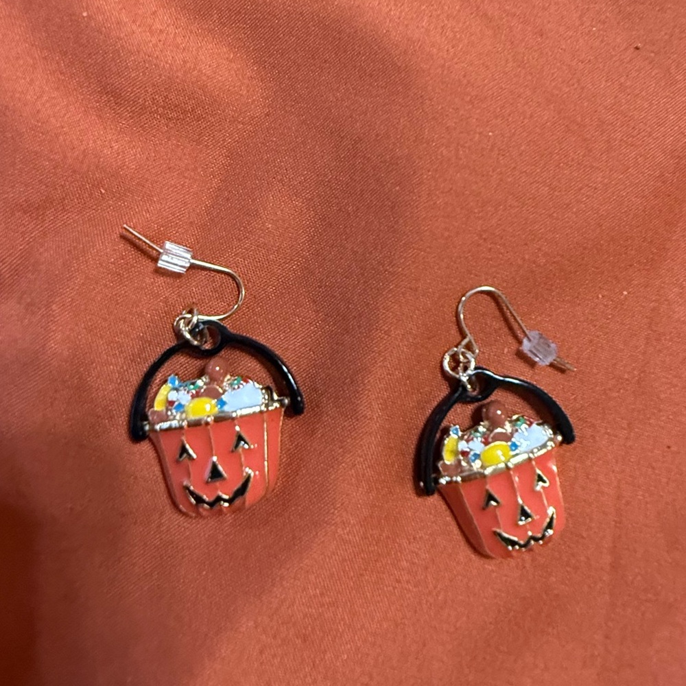 Claire's Colorful Pumpkin Earrings